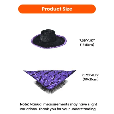 halloween dog costume size chart hat and bandana measurements pet accessories