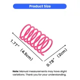 cat spring toy size 1.77 inches length and 0.78 inches diameter compact lightweight interactive cat toy