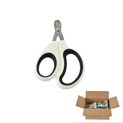 White Cat Nail Clippers with Bulk Packaging – Petfairs Wholesale white cat nail clippers bulk packaging carton pet grooming tools wholesale