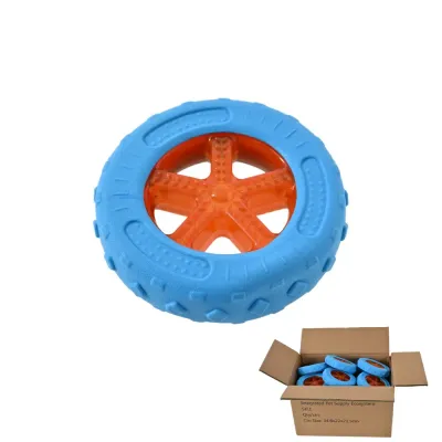 Wholesale Dog Tire Chew Toy Bulk Packaging Petfairs bulk dog chew toys tire design packaging carton wholesale pet supplies