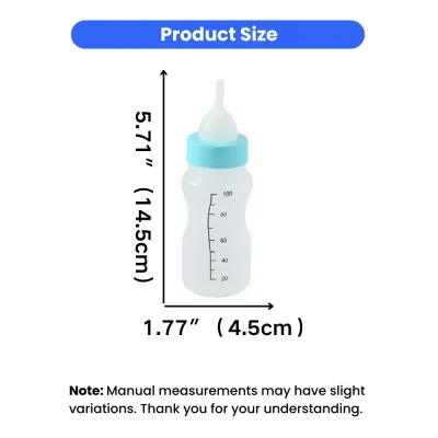 pet nursing bottle size 5.7 inch 1.77 inch width feeding bottle measurement