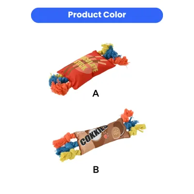 Dog Rope Toy Bulk Color Options Cookie Stick Design Petfairs dog rope toy bulk color options cookie stick design cotton rope chew toy