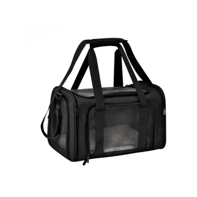 Black Dog Carrier Bag Portable Pet Travel Carrier Bulk black dog carrier bag portable breathable pet carrier wholesale