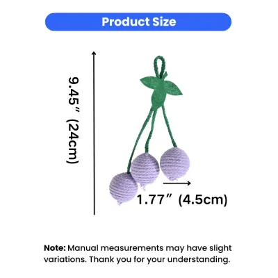 cat toy size 24cm length 4.5cm ball grape cat toy dimensions interactive toy
