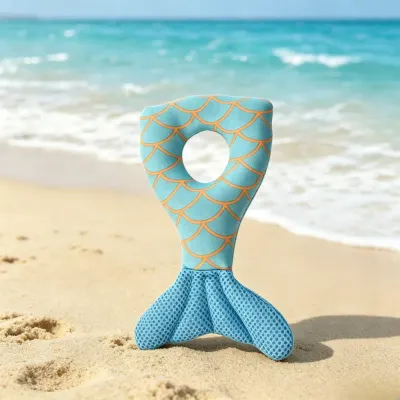 fish tail dog toy durable chew toy water play floating pet toy bulk wholesale