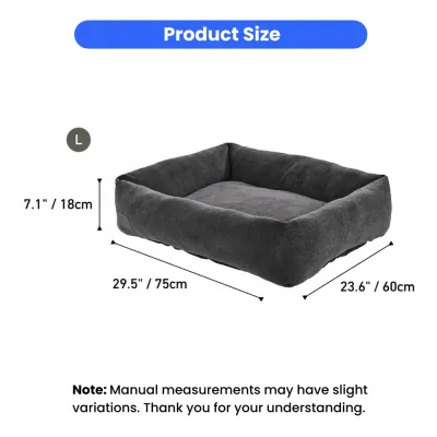 Large Pet Sofa Bed Size Chart Orthopedic Dog Bed 75cm large orthopedic pet sofa bed size dimensions 29.5 inch by 23.6 inch by 7.1 inch