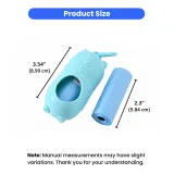 Dimensional diagram showing the 3.54-inch (8.99 cm) dispenser height and 2.3-inch (5.84 cm) refill roll width.