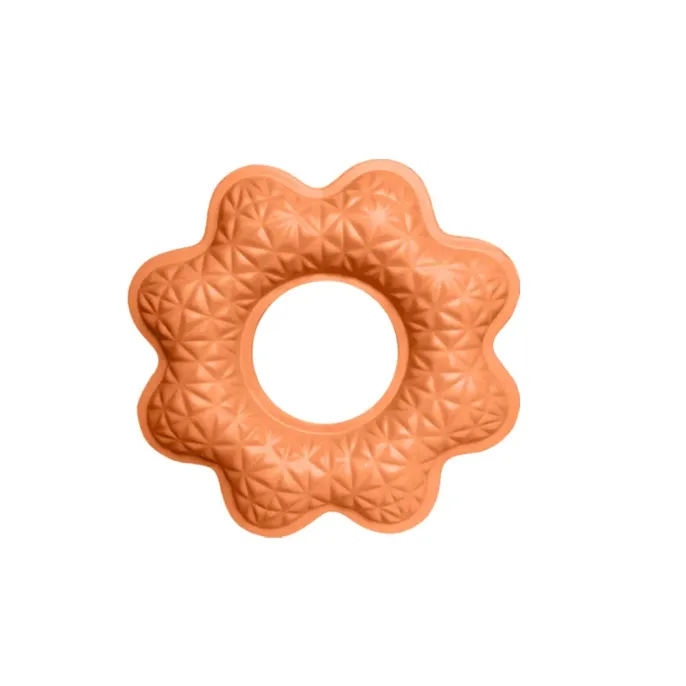 Orange Floating Dog Frisbee Toy for Dogs Orange floating dog frisbee toy with soft bite-friendly textured surface