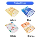Color Options of Crinkle Cat Tunnel Toy for Cats Multiple color options of crinkle cat tunnel toy including yellow, blue, white, and orange styles