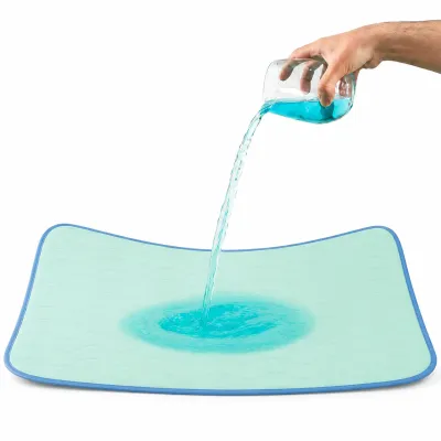 Reusable waterproof dog pee pad with fast absorbent surface and leakproof backing for puppy potty training