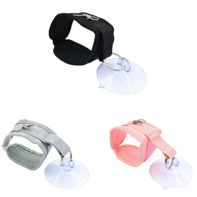 Cat Bathing Restraint Harness with Suction Cup for Pet Grooming | Petfairs Adjustable cat bathing restraint harness with strong suction cup for safe pet grooming and shower control