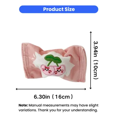 Dog squeaky bounce ball toy measuring 6.30in x 3.94in with soft plush fabric and elastic ball inside