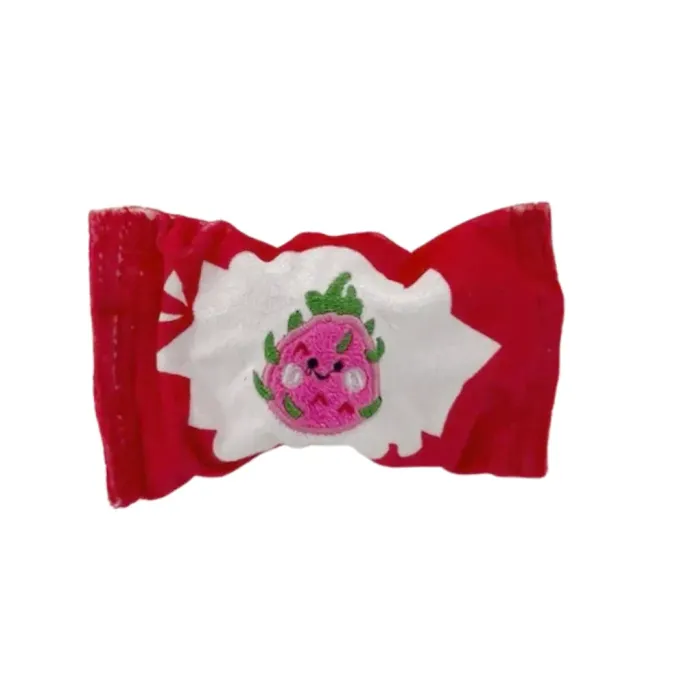 Red Strawberry Squeaky Bounce Ball Dog Toy Red strawberry plush squeaky bounce ball dog toy made with soft fabric and elastic bounce ball