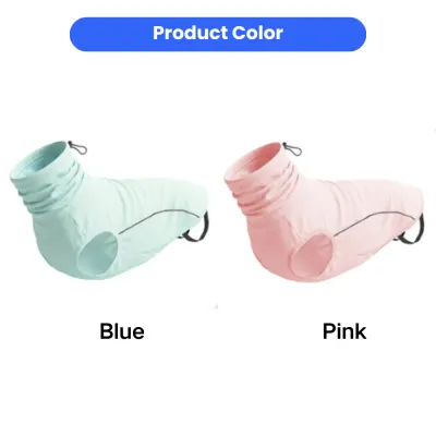 Cooling Dog Sun Protection Shirt Color Options Blue and Pink Blue and pink cooling dog sun protection shirts with breathable UV protection fabric for dogs