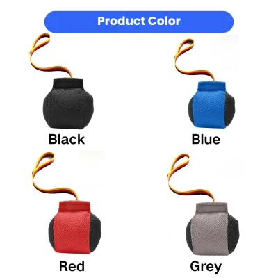 Durable Bite Tug Dog Training Toy Color Options Wholesale Color options of durable bite tug dog training toy in black blue red and grey for pet stores