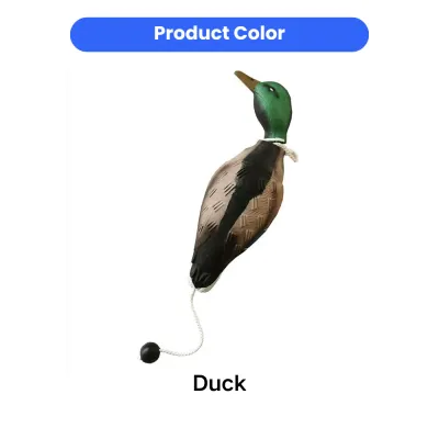 Wholesale EVA Duck Dog Toy Color Option Green head EVA floating duck dog toy color design for interactive fetch and retriever training