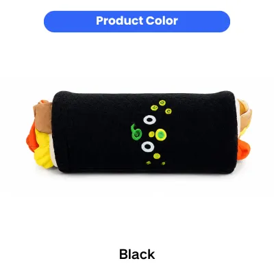Black Seaweed Sushi Dog Toy Color Display Black seaweed sushi plush squeaky dog toy color option with durable soft fabric for pet stores and dog owners
