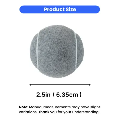 2.5 Inch Dog Dental Chew Tennis Ball Size 2.5 inch dog dental chew tennis ball size comparison for small medium and large dogs