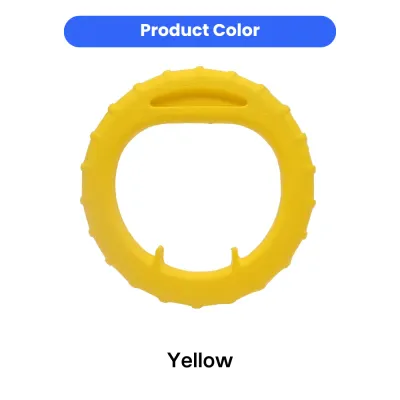 Yellow EVA Ring Dog Toy Color Display Yellow EVA ring dog toy color option for pet stores and wholesale buyers