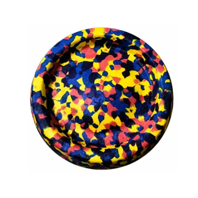 EVA Camouflage Flying Disc Dog Toy Wholesale Colorful EVA camouflage flying disc dog toy for interactive fetch and outdoor play