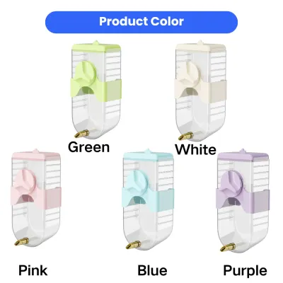 Bird Water Dispenser Available in Green White Pink Blue Purple Bird cage water dispenser available in green white pink blue and purple colors