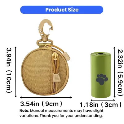 Dog Waste Bag Holder Size Guide and Dimensions | Petfairs Dog poop bag dispenser size chart portable pet waste bag holder dimensions