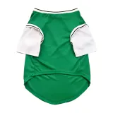 Green mesh dog shirt for large breed dogs featuring breathable quick-dry fabric