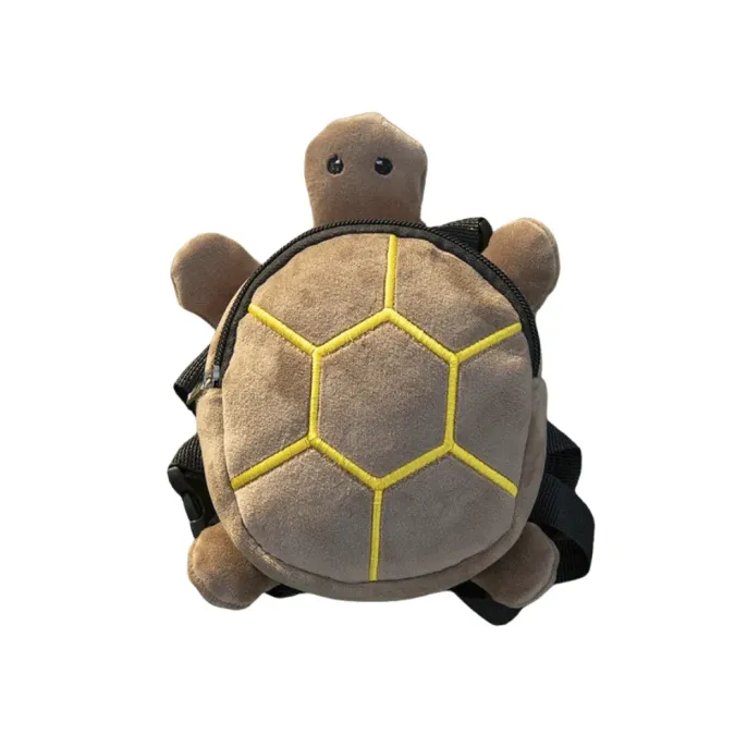 Brown Turtle Dog Backpack Harness Brown turtle dog backpack harness featuring adjustable buckles and lightweight construction