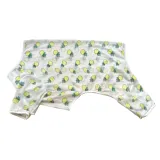 Lemon print summer cooling mesh vest for large breed dogs with lightweight breathable fabric