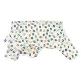 Bear print cooling mesh vest for large dogs featuring breathable summer fabric