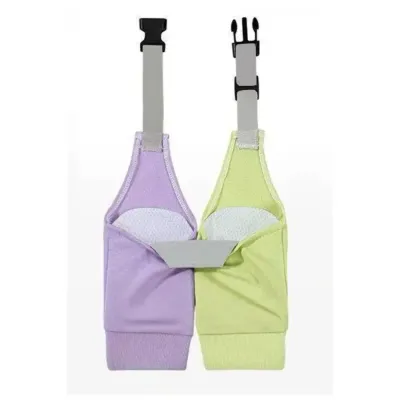 Anti-chafe dog elbow sleeve featuring breathable fabric and adjustable shoulder straps
