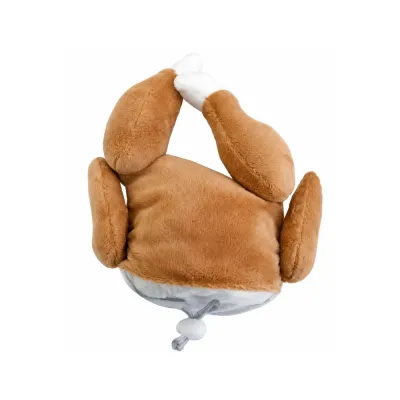 Wholesale Dog Turkey Hat for Thanksgiving Costume Plush turkey hat for dogs with adjustable chin strap, funny Thanksgiving pet costume accessory