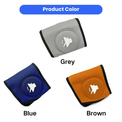 Dog Noise Reduction Ear Cover Color Options Dog noise reduction ear cover available in grey, blue and brown color options