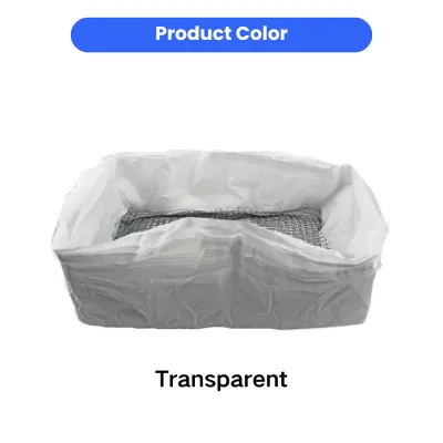 Transparent Cat Litter Mesh Filter Bag Transparent reusable cat litter mesh filter bag for litter box waste separation and easy cleaning