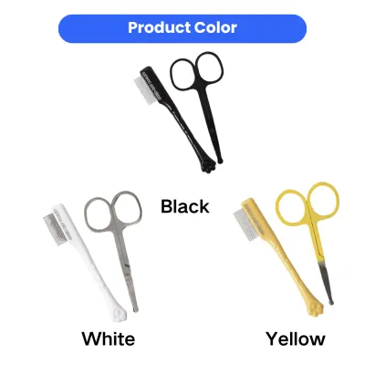 Pet tear stain grooming kit available in black white and yellow color options