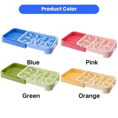 Pet Slow Feeder Bowl Color Options for Cats and Dogs Pet slow feeder bowl color options including blue pink green and orange for cat and dog feeding