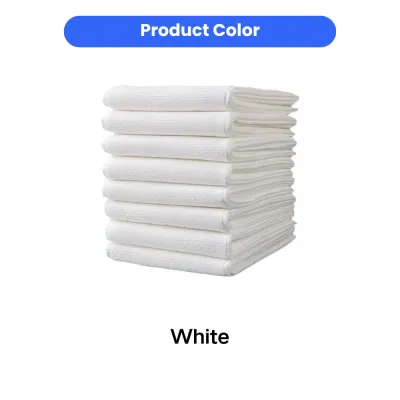 White Disposable Dog Bath Towels for Large Dogs White disposable pet bath towels with soft pearl texture for dogs