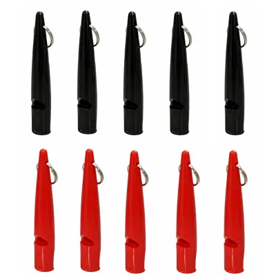 Wholesale Dog Training Whistles Wholesale dog training whistles in red and black colors with key rings for pet stores and trainers