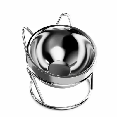 Wholesale Stainless Steel Cat Food Bowl Wholesale 304 stainless steel cat food bowl with elevated wire stand for pet stores