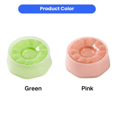 Floating Pet Water Bowl Color Options Green and Pink Green and pink floating pet water bowls showing available color options for pets