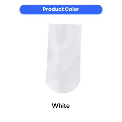 White disposable pet paw covers for dogs and cats