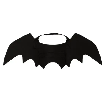 Black Halloween Bat Wings Pet Costume Black Halloween bat wings pet costume with adjustable straps for cats and dogs