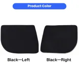 Black Left and Right Dog Car Door Protectors Black left and right dog car door protectors for pet travel and vehicle door protection