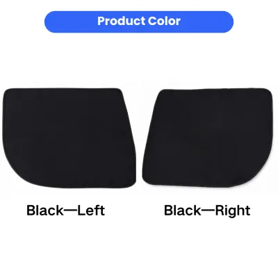 Black Left and Right Dog Car Door Protectors Black left and right dog car door protectors for pet travel and vehicle door protection