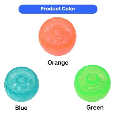 Dog Treat Tire Toy Color Options Orange, blue, and green dog treat dispensing tire toy color options for pet retailers