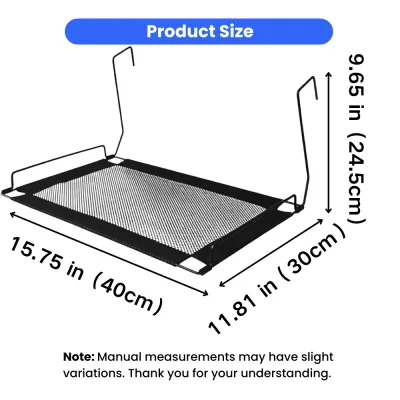 Breathable mesh cat hammock size chart, 15.75 x 11.81 x 9.65 inch hanging cat bed for cages