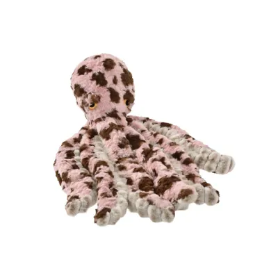 Wholesale Pink Octopus Dog Plush Toy Pink spotted octopus dog plush toy with soft fabric for pet stores
