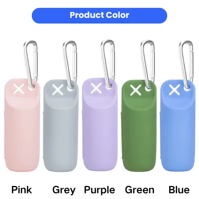 Color Options of Silicone Poop Bag Holder Silicone poop bag holder color options for dogs including pink grey purple green and blue