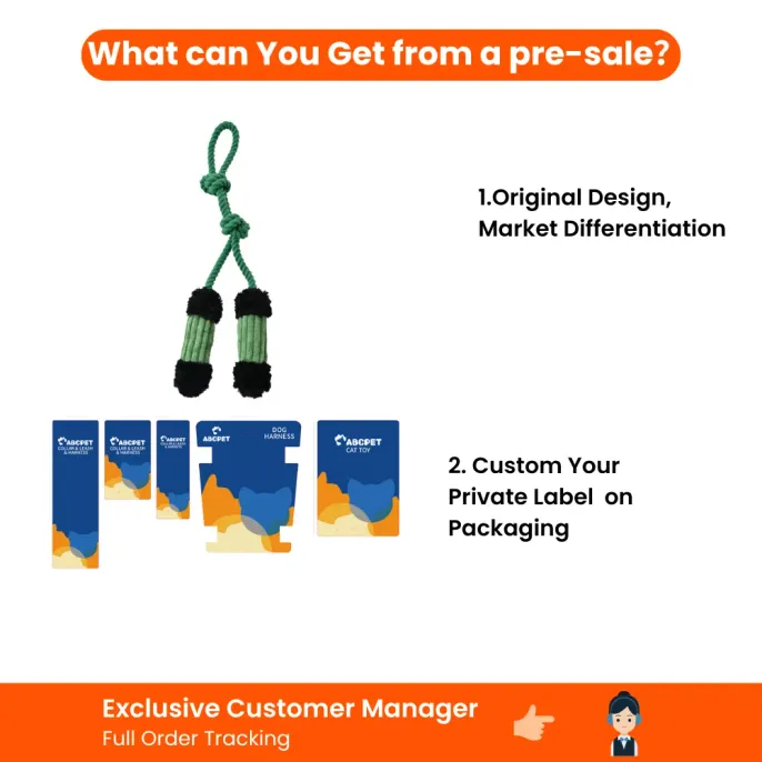 Private label custom dog plush toys with original design and packaging options