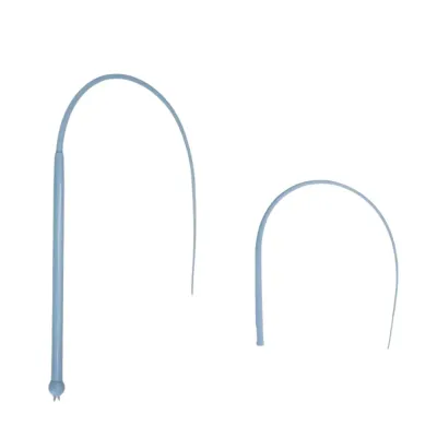 Lightweight flexible cat teaser wand with mouse tail design for indoor cats